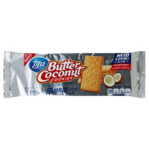 Coconut-flavored cream wafers from Garden.