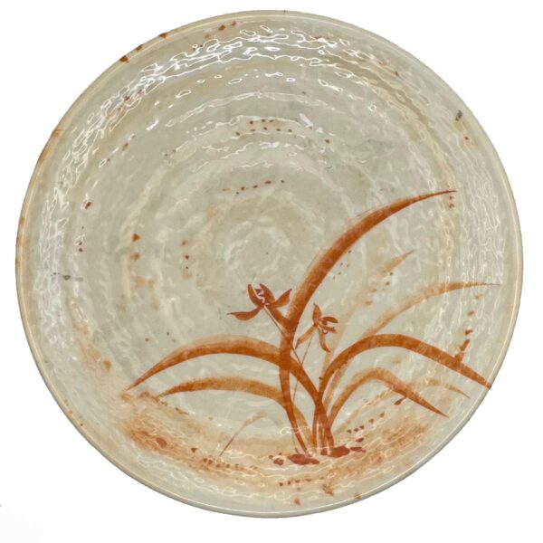 Thunder Group Melamine Asian Lotus Shape Plate Medium