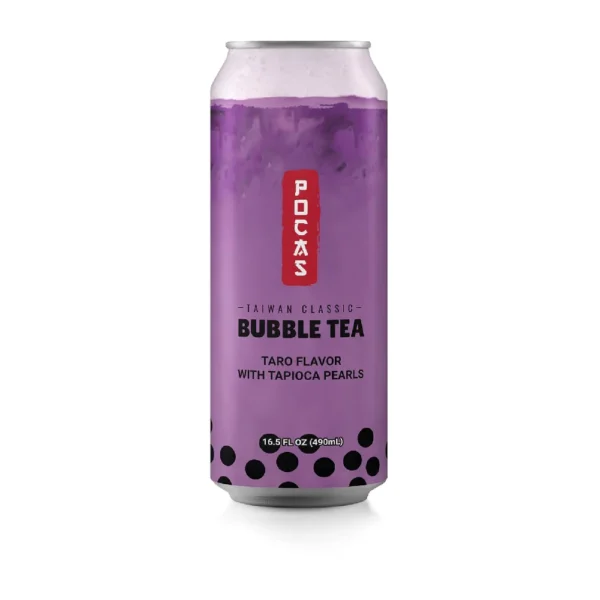 Pocas Bubble Tea Taro with Tapioca Pearls